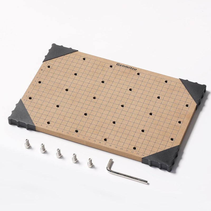 Genmitsu CNC MDF Grid Spoilboard for 3020 CNC Router Machine, Compatible with 3020-PRO Max Perfectly, 300 x 200 x 12mm, M6 Holes (6mm), Screws and Wrench Included - Image 3